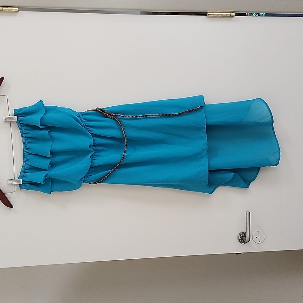 Strapless High Low Dress